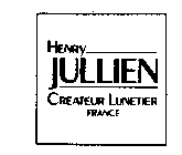 HENRY JULLIEN CREATEUR LUNETIER FRANCE