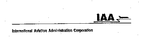 IAA INTERNATIONAL AVIATION ADMINISTRATION CORPORATION