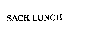 SACK LUNCH