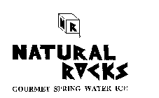 N R NATURAL ROCKS GOURMET SPRING WATER ICE