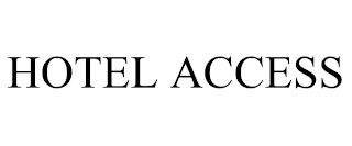 HOTEL ACCESS