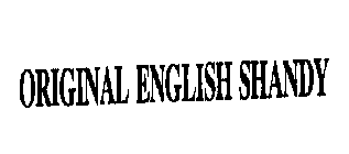 ORIGINAL ENGLISH SHANDY