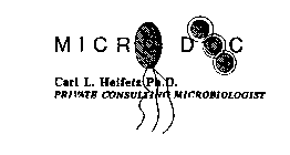 MICRO DOC CARL L. HEIFETZ PH.D. PRIVATE CONSULTING MICROBIOLOGIST