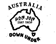 AUSTRALIA DOWN UNDER RON JON SURF SHOP