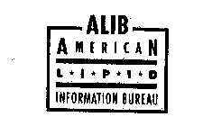 ALIB AMERICAN LIPID INFORMATION BUREAU