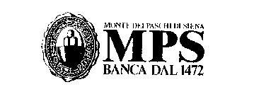 MONTE DEI PASCHI DI SIENA MPS BANCA DAL1472 MONTIS PASCUORUM +