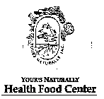 YOUR'S NATURALLY INC. YOUR'S NATURALLY HEALTH FOOD CENTER