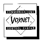 VOXNET COMMUNICATIONS CONTROL CENTER