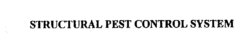 STRUCTURAL PEST CONTROL SYSTEM
