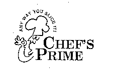 CHEF'S PRIME ANY WAY YOU SLICE IT!