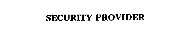 SECURITY PROVIDER