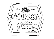 MOLSON GOLDEN BEER M CANADA SINCE 1786 