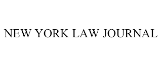 NEW YORK LAW JOURNAL