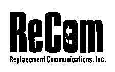 RECOM REPLACEMENT COMMUNICATIONS, INC.