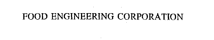 FOOD ENGINEERING CORPORATION