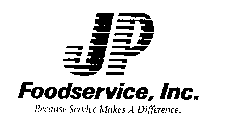 JP FOODSERVICE, INC. BECAUSE SERVICE MAKES A DIFFERENCE.