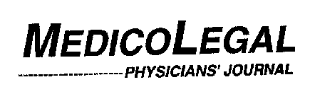 MEDICOLEGAL PHYSICIANS' JOURNAL
