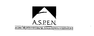 A.S.P.E.N. AGENCY SEARCH PROCEDURES, EVALUATIONS & NEGOTIATIONS