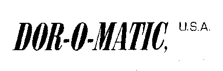 DOR-O-MATIC, U.S.A.