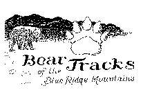 BEAR TRACKS OF THE BLUE RIDGE MOUNTAINS