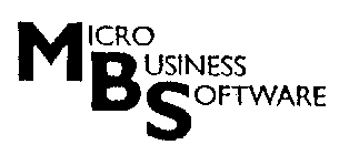 MBS MICRO BUSINESS SOFTWARE