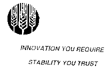 INNOVATION YOU REQUIRE STABILITY YOU TRUST