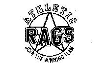 ATHLETIC RAGS JOIN THE WINNING TEAM