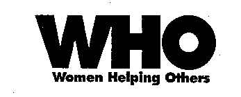 WHO WOMEN HELPING OTHERS