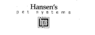 HANSEN'S PET SYSTEMS HPS