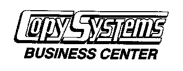 COPY SYSTEMS BUSINESS CENTER