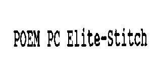 POEM PC ELITE-STITCH