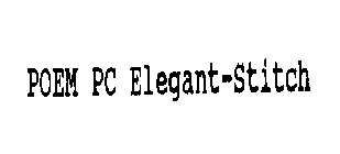 POEM PC ELEGANT-STITCH