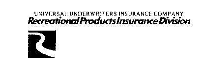 UNIVERSAL UNDERWRITERS INSURANCE COMPANY RECREATIONAL PRODUCTS INSURANCE DIVISION