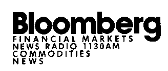 BLOOMBERG FINANCIAL MARKETS NEWS RADIO 1130AM COMMODITIES NEWS
