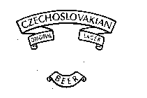 CZECHOSLOVAKIAN ORIGINAL LAGER BEER