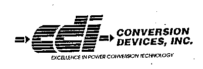CDI CONVERSION DEVICES, INC. EXCELLENCE IN POWER CONVERSION TECHNOLOGY