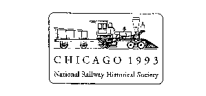 CHICAGO 1993 NATIONAL RAILWAY HISTORICAL SOCIETY