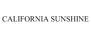 CALIFORNIA SUNSHINE