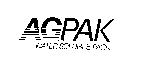 AGPAK WATER SOLUBLE PACK
