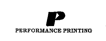 P PERFORMANCE PRINTING