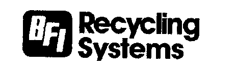 BFI RECYCLING SYSTEMS