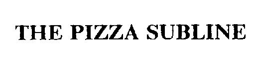 THE PIZZA SUBLINE