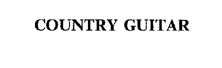 COUNTRY GUITAR