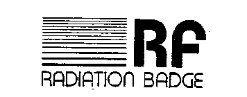 RF RADIATION BADGE