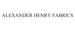 ALEXANDER HENRY FABRICS