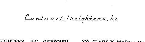 CONTRACT FREIGHTERS, INC.