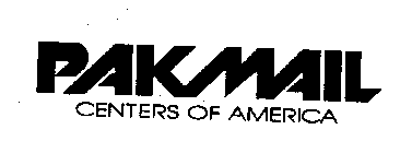 PAKMAIL CENTERS OF AMERICA