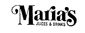 MARIA'S JUICES & DRINKS