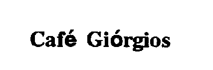 CAFE GIORGIOS