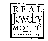 REAL JEWELRY MONTH NOVEMBER 199